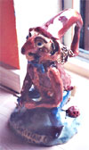 Klik her for at se "Fiskende Nissefar" keramikfigur fremstillet i år 2000.